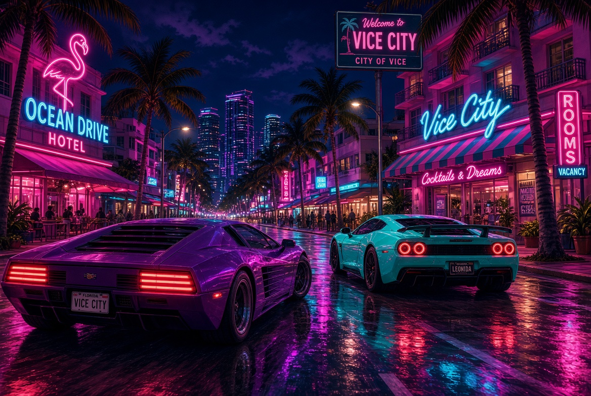 Vice City street cars